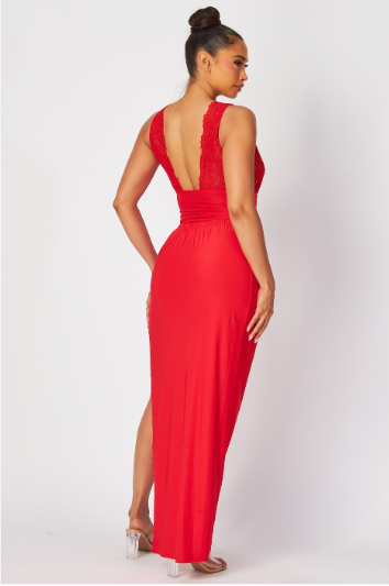 Picture of Lace Me Up Maxi Dress