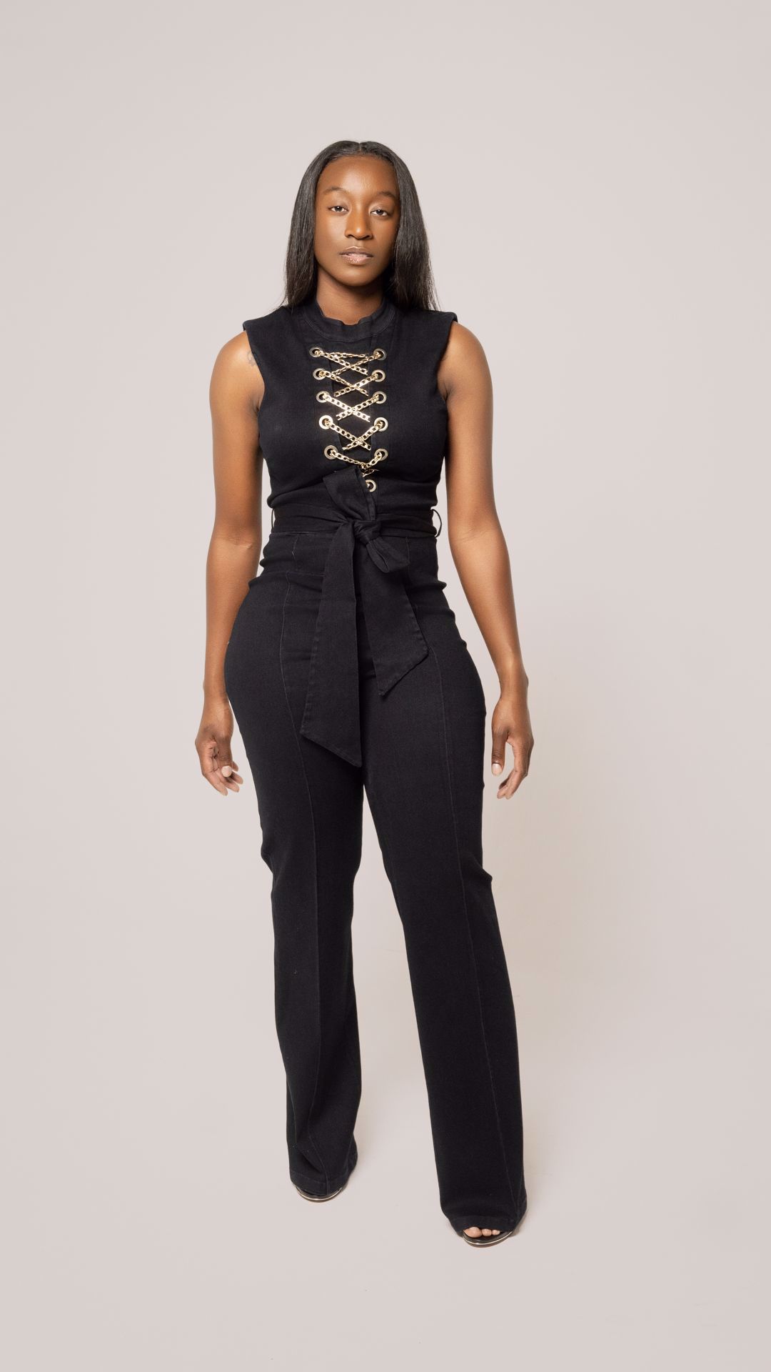 Picture of Early Edition Denim Jumpsuit